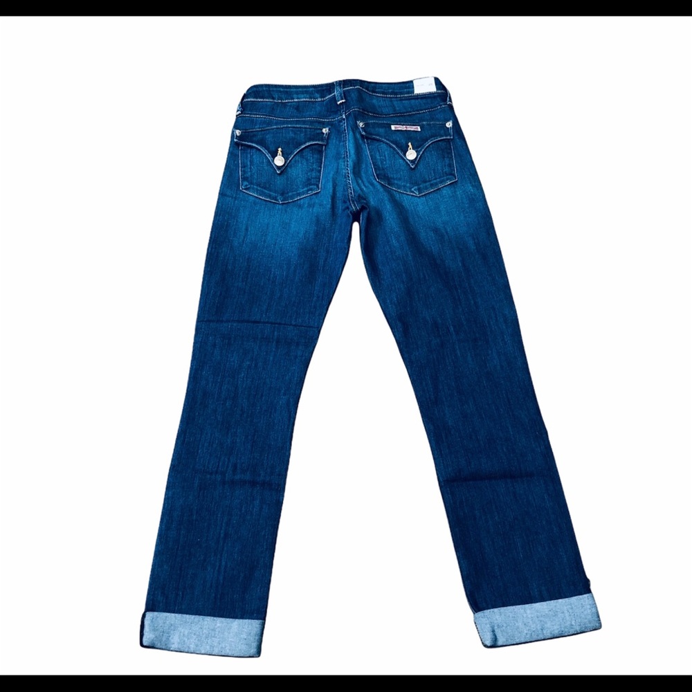 Hudson Jeans Dark Blue Cropped Ankle Jeans